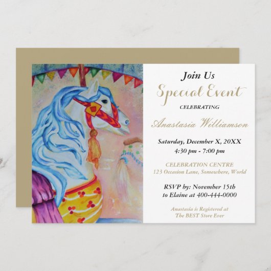 C'EST UN INVITATION DE FÊTE DE GARÇON (Devant / Derrière)