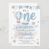 C'est un invitation de premier anniversaire d'un g (Devant / Derrière)