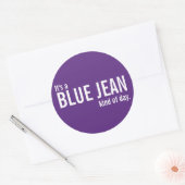C'est un Jean Bleu genre Stickers Décontractés vio (Enveloppe)