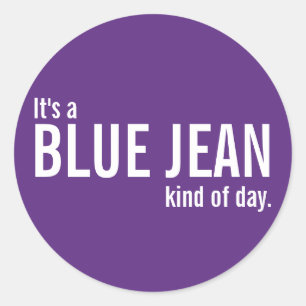 C'est un Jean Bleu genre Stickers Décontractés vio