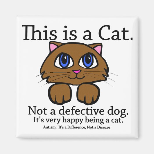 C'est un Magnet de chat (Devant)