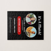 C'est un match | Photo Enregistrer le puzzle Date (Horizontal)