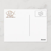 "C'est un miracle !" Carte postale (Dos)