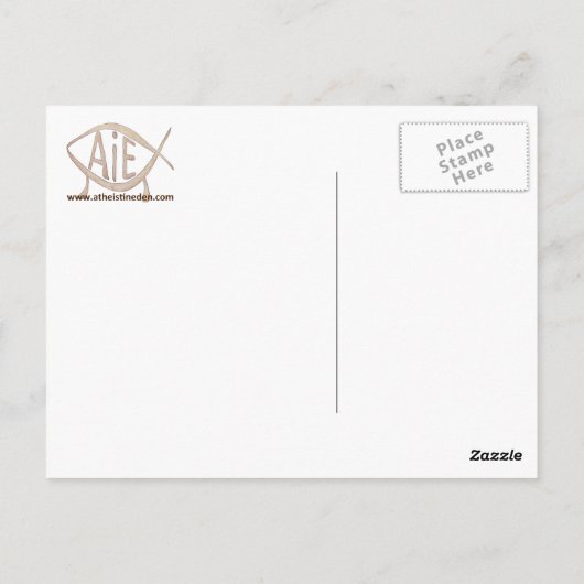 "C'est un miracle !" Carte postale (Dos)