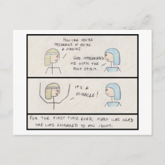 "C'est un miracle !" Carte postale