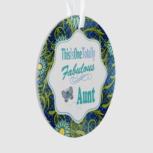 C'Est Un Papillon Bleu Tante Totalement Fabuleux (devant)