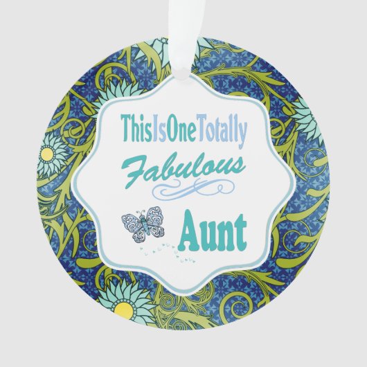 C'Est Un Papillon Bleu Tante Totalement Fabuleux (devant)