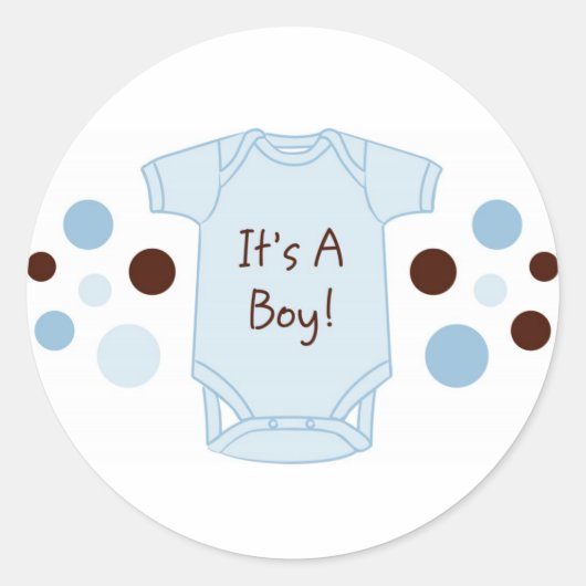 C'est un petit bébé Stickers Enveloppe Phoques (Devant)