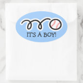 C'est un petit garçon | Gros stickers de baseball  (Sac)