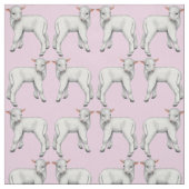 C'est un petit tissu d'agneau de bébé de fille (Échantillon)