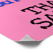 C'est un poster de sarcasme drôle signe (Coin)