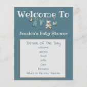 C'est un programme de Baby shower de ligne Vêtemen (Dos)
