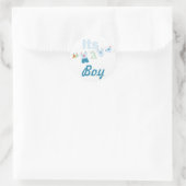 C'est un Sticker Baby shower garçon (Sac)