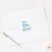 C'est un Sticker Baby shower garçon (Enveloppe)