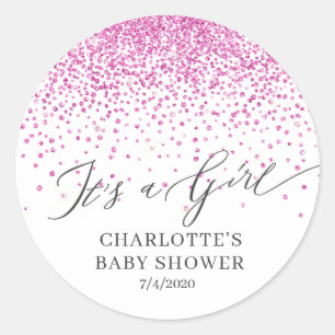 C'est un Sticker Fille Parties scintillant Rose Fa