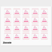 C'est un Stickers Baby shower rose fille (Feuille)