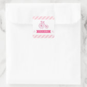 C'est un Stickers Baby shower rose fille (Sac)