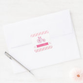C'est un Stickers Baby shower rose fille (Enveloppe)