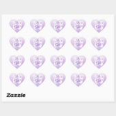 C'est un Stickers Baby shower violet fille (Feuille)