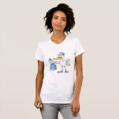 C'est un T-shirt de maternité de femmes de garçon (Devant entier)