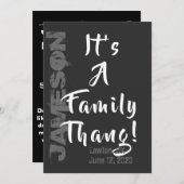 C'est un Thang de famille ! Invitation à la réunio (Devant / Derrière)