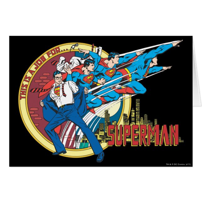 C'est un travail pour � Superman (Devant horizontal)