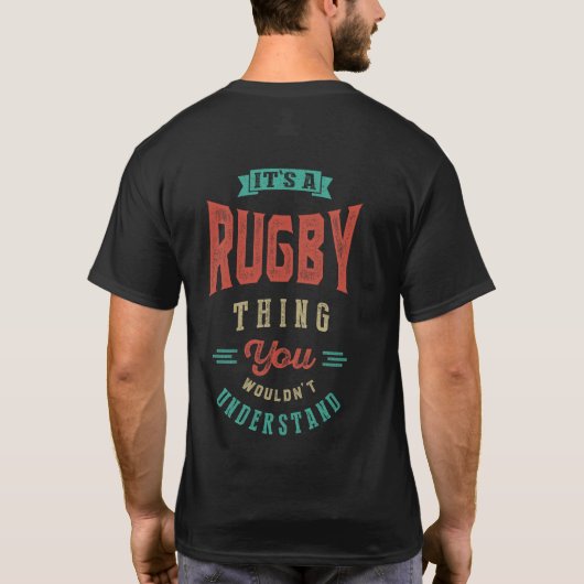 C'est un truc de rugby | T-shirt (Dos)