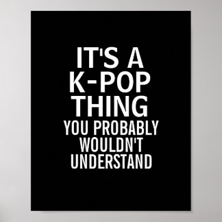 C'est une affiche KPOP thing