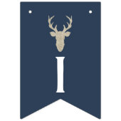 C'est une bannière de Baby shower de garçon, cerf (Deuxième drapeau)