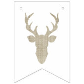 C'est une bannière de Baby shower de garçon, cerf (Premier drapeau)