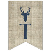 C'est une bannière de Baby shower de garçon, cerf (Troisième drapeau)