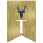 C'est une bannière de Baby shower de garçon, cerf (Troisième drapeau)