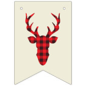 C'est une bannière de Baby shower de garçon, cerf (Premier drapeau)