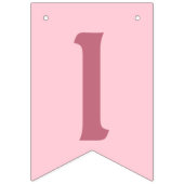 C'est une bannière de Baby shower de pays de fille (Deuxième drapeau)