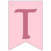 C'est une bannière de Baby shower de pays de fille (Troisième drapeau)