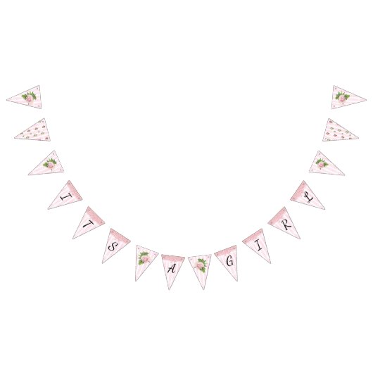 C'est une bannière de Baby shower de rose rose ros (Tout)