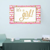 C'est une bannière de fille - de nouvelles roses (Salon professionnel)