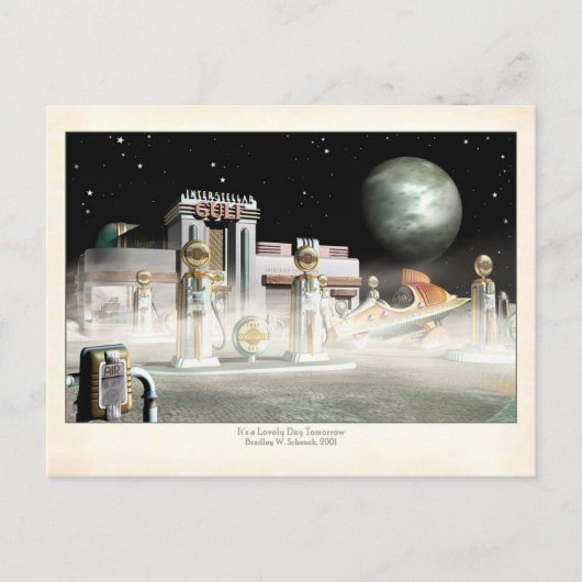 C'est une belle carte postale de demain (Devant)