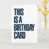 C'EST UNE CARTE D'ANNIVERSAIRE (Fleur jaune)