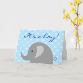 C'est une carte de faire-part de naissance avec él (Fleur jaune)