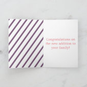 C'est une carte de félicitations pour fille (Intérieur)