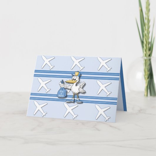 C'est une carte de garçon (Devant)