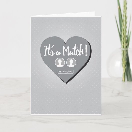 C'est une carte de rencontre (Devant)