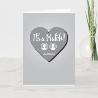 C'est une carte de rencontre