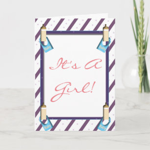 C'est une carte de voeux pour filles