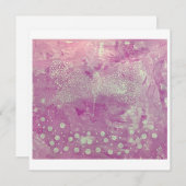 C'est une carte Faire-part fille (Devant / Derrière)