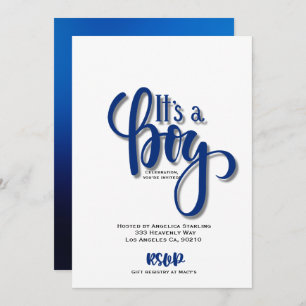 C'est une carte Faire-part garçon