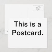 C'est une carte postale (Devant / Derrière)