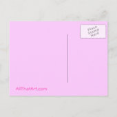 C'est une carte postale de faire-part de naissance (Dos)