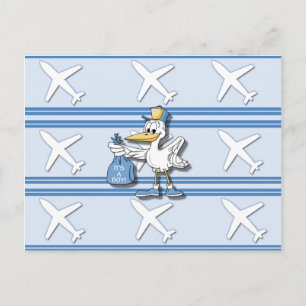 C'est une carte postale de garçon